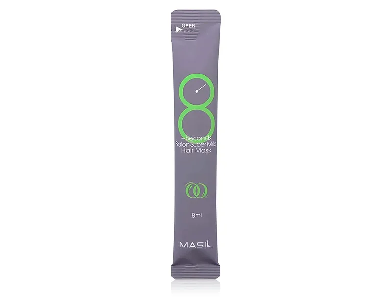 Пом’якшувальна маска для волосся - Masil 8 Seconds Salon Super Mild Hair Mask, стік 8 мл