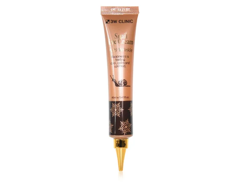 Антивіковий равликовий крем для шкіри навколо очей 3W Clinic Snail Eye Cream Anti Wrinkle, 40мл