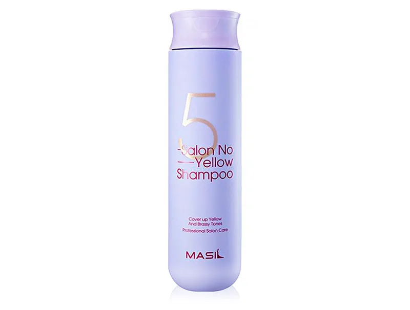 Тонуючий шампунь для освітленого волосся Masil 5 Salon No Yellow Shampoo