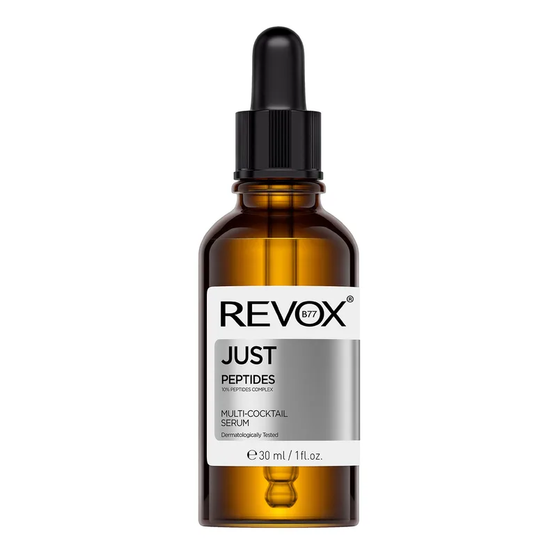 Revox B77 Just Peptides Multi-Cocktail Serum — протизморшкове сироватка для обличчя з 10% комплексом пептидів, 30 мл