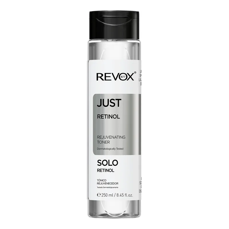 Revox B77 Just Retinol Rejuvenating Toner — омолоджуючий тонік для обличчя та шиї з ретинолом, 250 мл