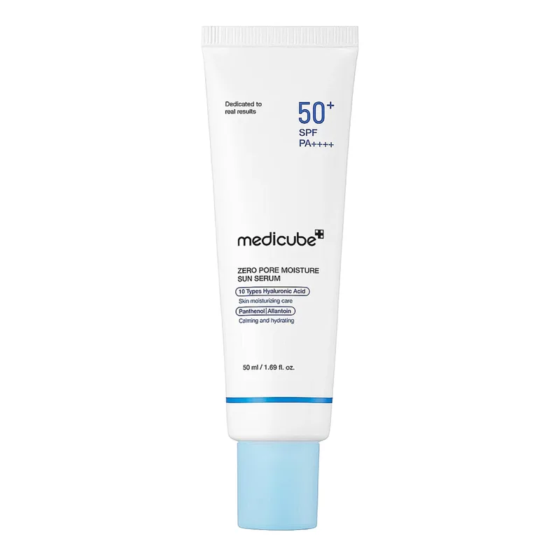 Medicube Zero Pore Moisture Sun Serum зволожуюча сироватка для обличчя з фільтром SPF50+ PA++++ 50 мл