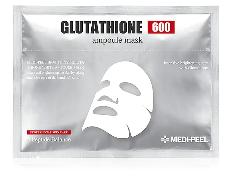 Антиоксидантна тканинна маска з глутатіоном та вітамінами MEDI-PEEL BIO-INTENSE GLUTATHIONE WHITE AMPOULE MASK - 30 мл
