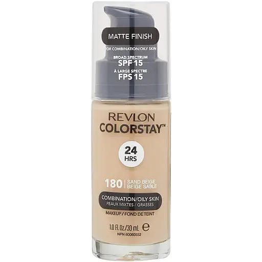 Тональний крем Revlon Colorstay Makeup Combination and Oily Skin відтінок 180 (Sand Biege) 30 мл (423023)