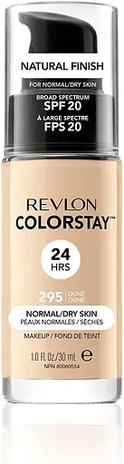 Тональний крем для нормальної і сухої шкіри обличчя Revlon Colorstay Makeup Normal and Dry Skin SPF 20, відтінок 295 (Dune), 30 мл (499898)