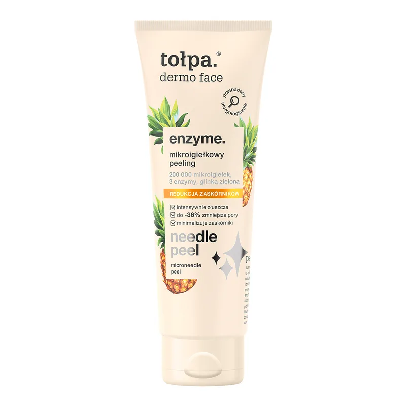 Tołpa Dermo Face Enzyme — мікроголковий пілінг для обличчя з 3 ферментами, 100 мл