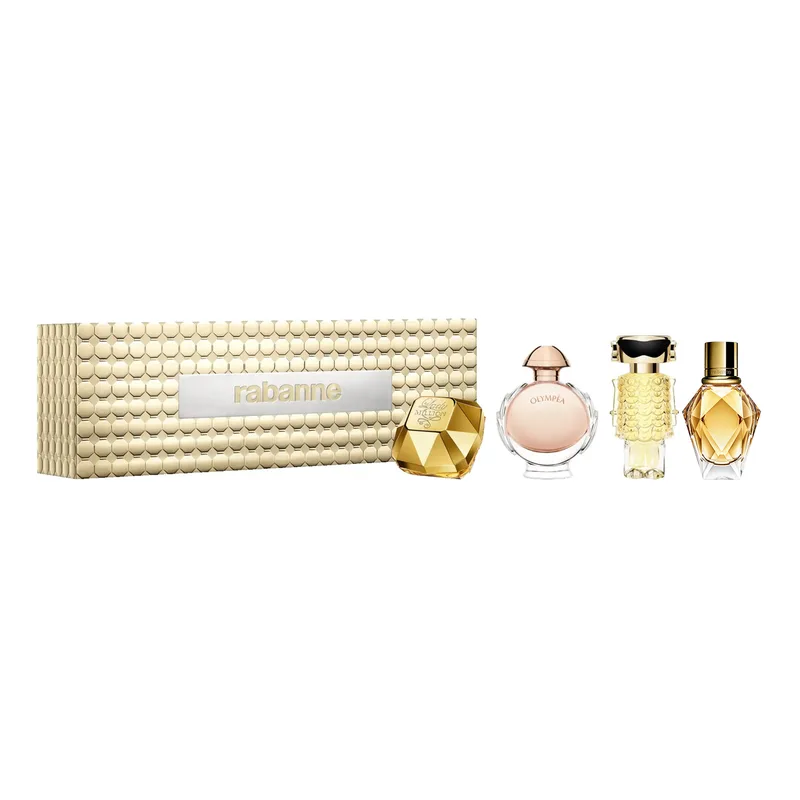 Rabanne парфумована вода Lady Million 5 мл + Olympéa 6 мл + Fame 4 мл + Million Gold for Her 5 мл