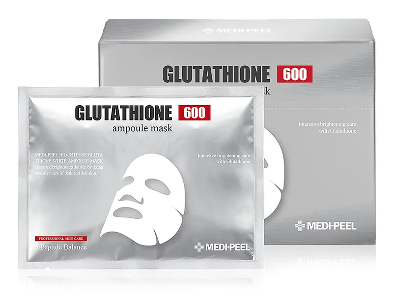 Освітлююча ампульна маска для обличчя з глутатіоном Medi-Peel Bio Intense Glutathione White Ampoule Mask