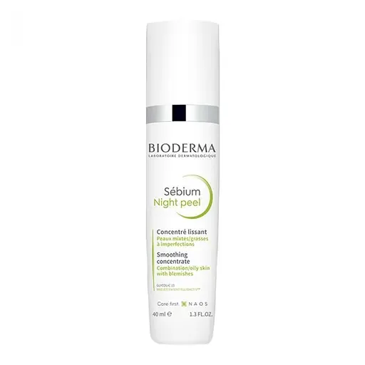 Розгладжуюча сироватка для обличчя Bioderma Sebium Night Peel, 40 мл