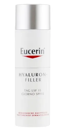 Денний крем проти зморшок Eucerin Hyaluron Filler, для нормальної та комбінованої шкіри, 50 мл