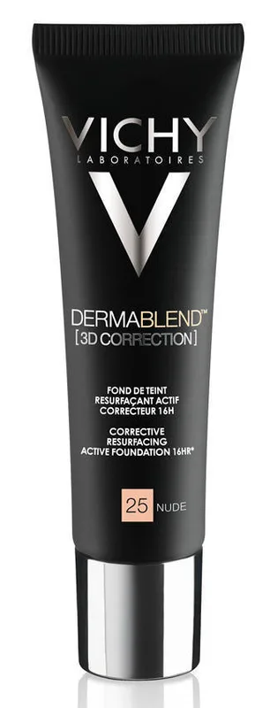 Крем тональний Vichy (Віши) Dermablend корегуючий з ефектом 3D для жирної та проблемної шкіри 30 мл (№25 тілесний)