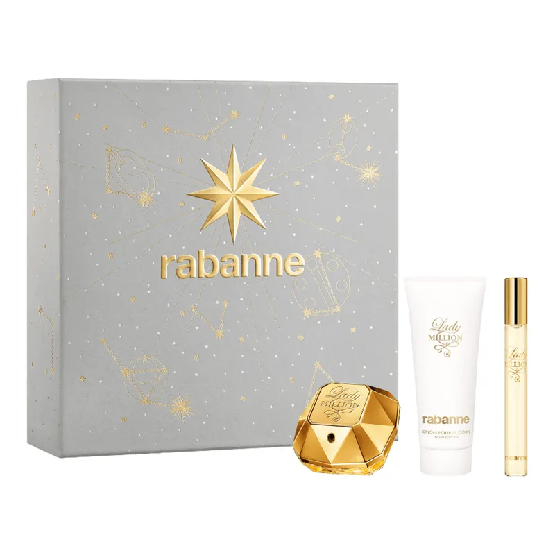 Rabanne Lady Million парфумована вода 50 мл + 10 мл + бальзам для тіла 100 мл