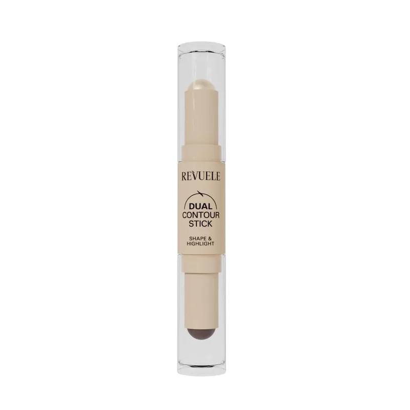Подвійний кремовий олівець для контурингу Revuele Dual Contour Stick 3,7 г тон 03 Глянцеве золото (2588869098)