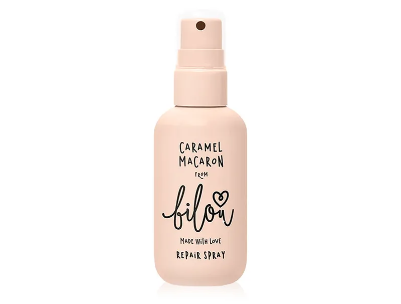 Відновлюючий міні-спрей для волосся «Карамельний макарон» Bilou Caramel Macaron Repair Spray, 50мл