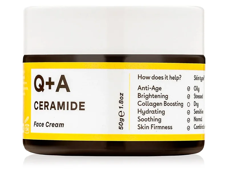 Захисний крем для обличчя з керамідами Q+A Ceramide Barrier Defence Face Cream, 50г