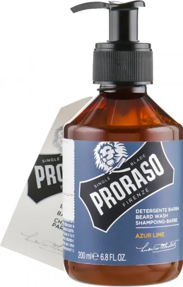 Proraso Azur Lime Beard Wash - Шампунь для