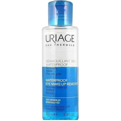 Двофазний засіб Uriage Waterproof Eye Make-Up Remover для зняття водостійкого макіяжу 100 мл