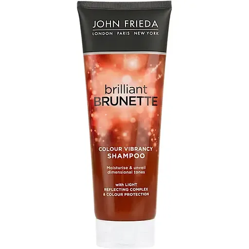 Зволожуючий шампунь John Frieda Brilliant Brunette, для захисту кольору темного волосся, 250 мл