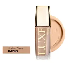 Тональний крем для обличчя, Medium Bisque Теплий бежевий, Люкс Luxe SPF20 Avon 30 мл, spf 20, fps 20
