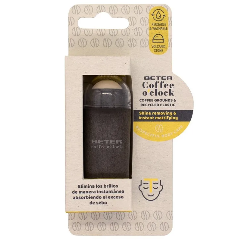 Ролик Beter (Бетер) для обличчя з вулканічним каменем матуючий Coffee O'clock