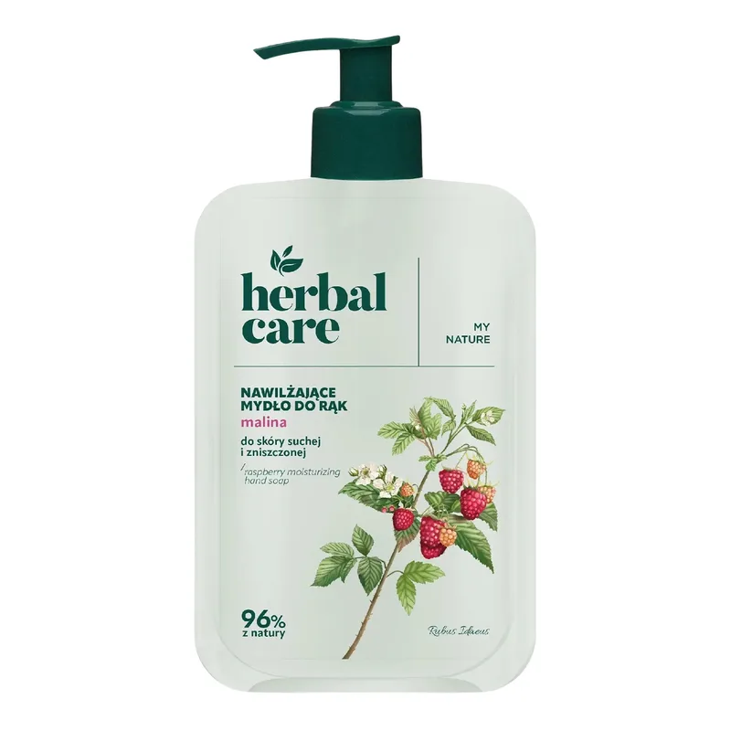 Farmona Herbal Care зволожуюче мило для рук для сухої та пошкодженої шкіри малина 500 мл
