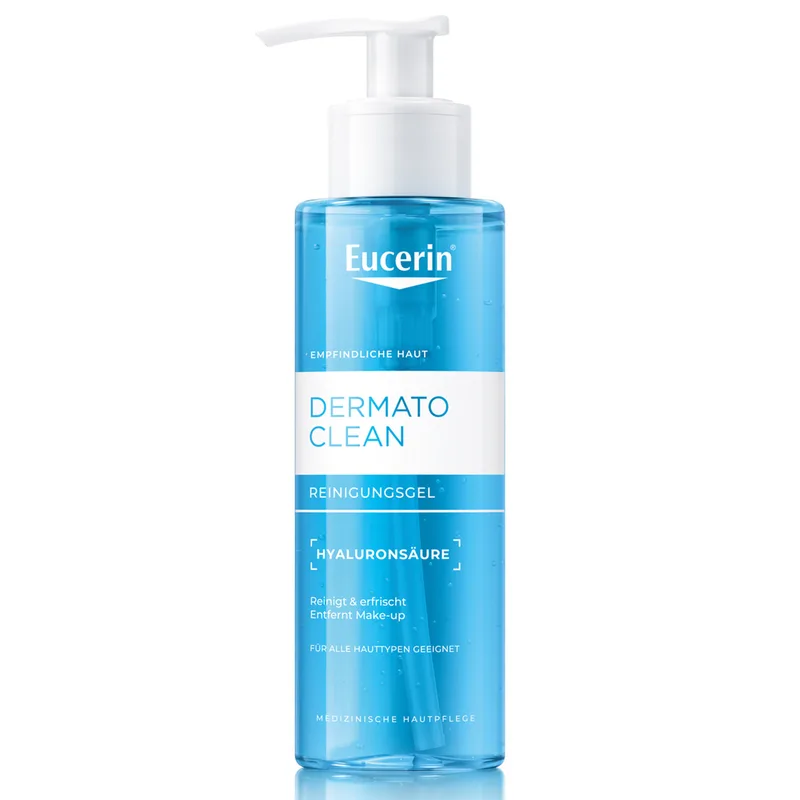 Гель для вмивання Eucerin (Юцерін) DermatoClean Hyaluron очищуючий для нормальної та комбінованої шкіри 200 мл