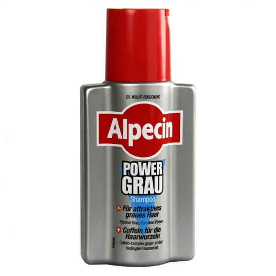 Alpecin Power Grau Shampoo - Шампунь для сивого волосся