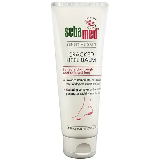 Бальзам Sebamed Sensitive Skin, для чутливої шкіри ніг від тріщин, 75 мл