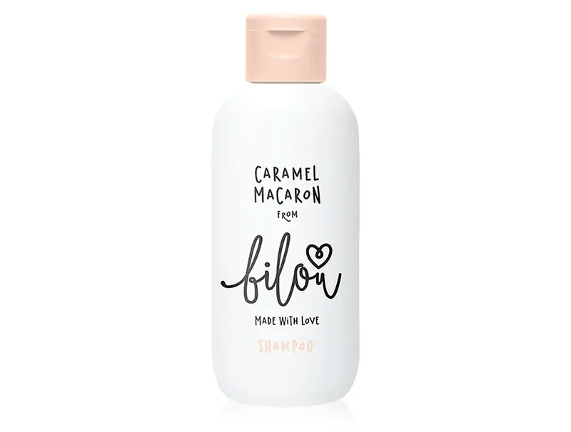 Міні-шампунь для волосся «Карамельний макарон» Bilou Caramel Macaron Shampoo, 100мл