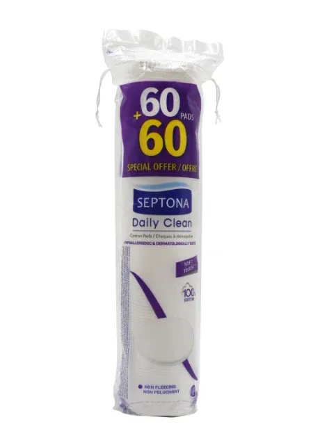 Ватні диски 60+60 шт Septona (255295033)