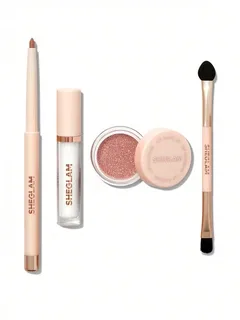 Набір блиску для губ (олівець + блиск + гліттер) SHEGLAM Lip Dazzler Glitter Kit - Debutante