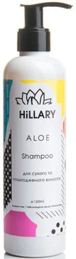 Шампунь для сухого та пошкодженого волосся Hillary Shampoo Aloe