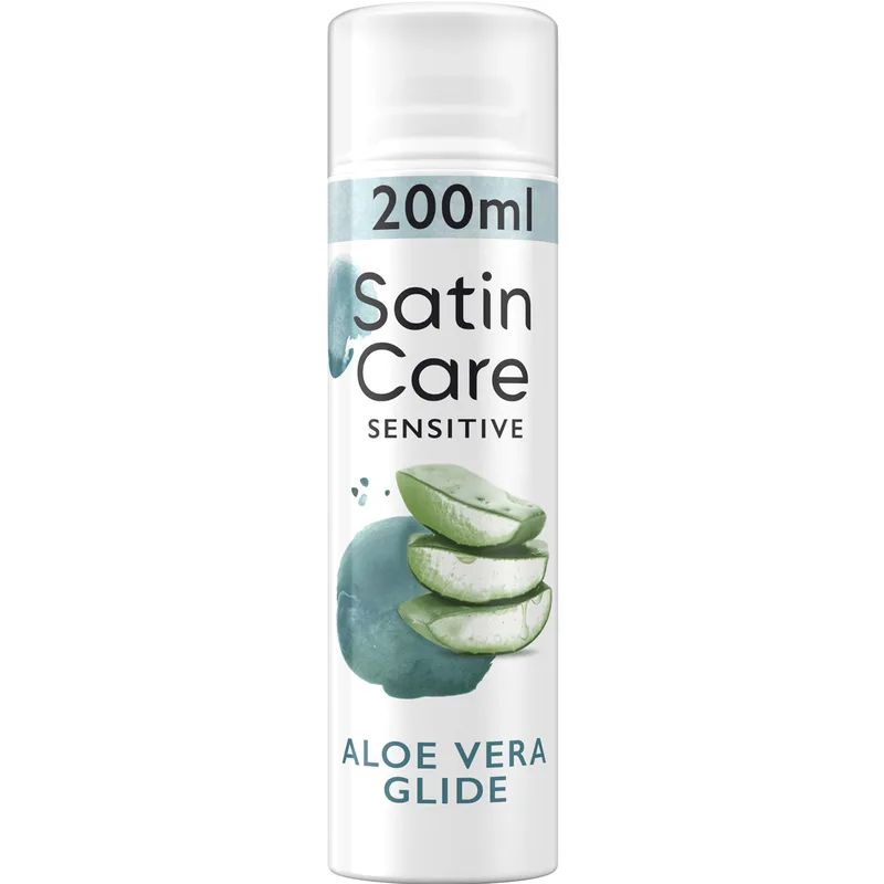 Гель для гоління жіночий GILLETTE (Жіллет) Satin Care (Сатин Кеа) для чутливої шкіри 200 мл