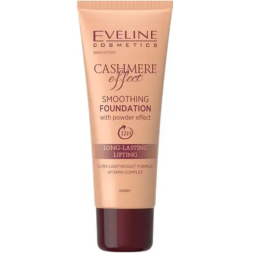 Тональний крем Eveline Cosmetics Touch of Cashmere відтінок Слонова кістка 40 мл