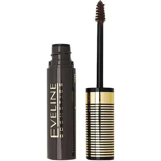 Туш для брів Eveline Brow & Go Soft Brown тон 04, 6 мл (LTUBRWI03)