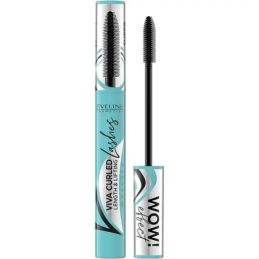 Туш для вій Eveline Viva Curled Lashes відтінок чорний 10 мл (LTUVIVCURL)