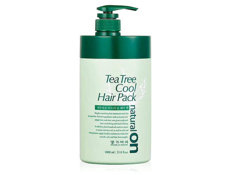 Освіжаюча маска для волосся на основі чайного дерева Daeng Gi Meo Ri Naturalon Tea Tree Cool Hair Pack, 1000мл