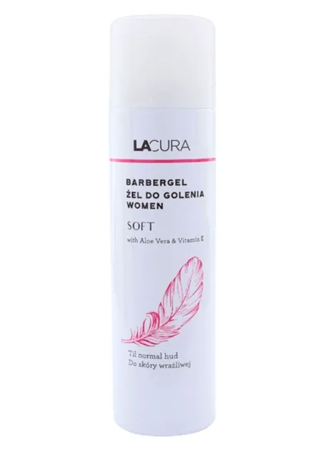 Гель для гоління жіночий Soft для чутливої шкіри 200 мл Lacura (297011183)