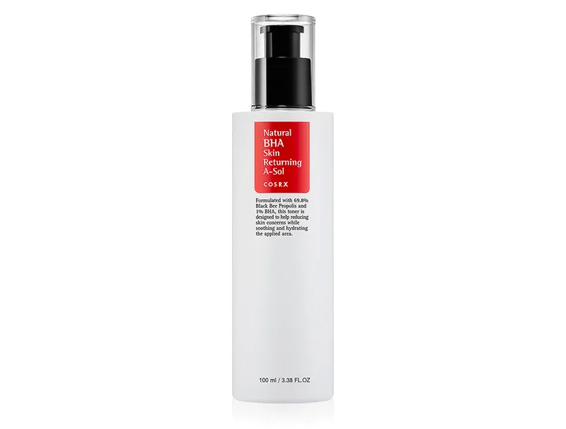 Тонер-сироватка для проблемної шкіри з прополісом та BHA-кислотами Cosrx Natural BHA Skin Returning A-Sol, 100мл
