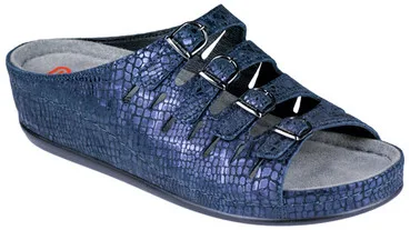 Жіночі босоніжки Berkemann Hassel Atlanta Metalik Blue