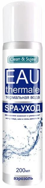 Вода термальна Clean & Sujee Spa-догляд для обличчя аерозоль 200 мл