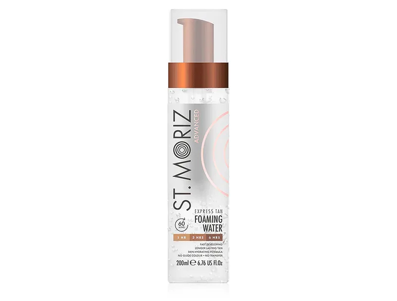 Піняча вода для автозасмаги St. Moriz Advanced Express Tan Foaming Water, 200мл