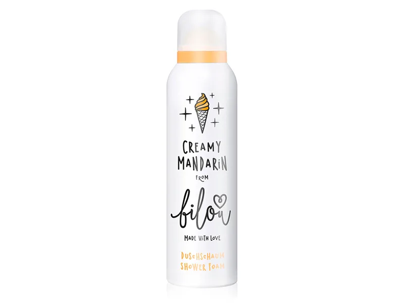 Пінка для душу «Вершковий мандарин» Bilou Creamy Mandarin Shower Foam, 200мл