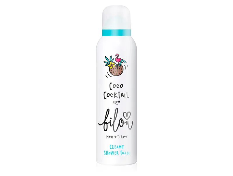 Пінка для душу «Кокосовий коктейль» Bilou Coco Cocktail Shower Foam, 200мл