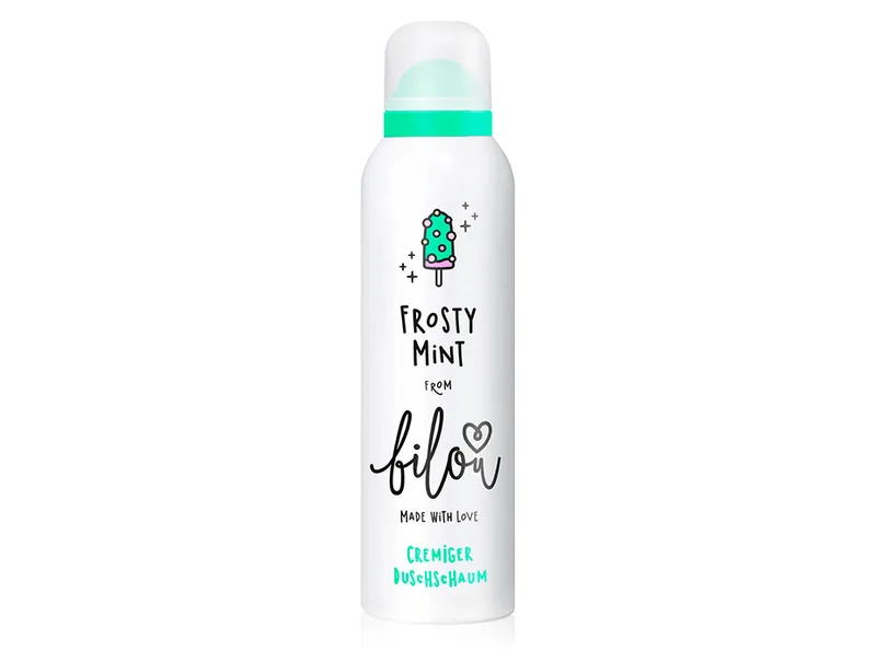 Пінка для душу «Морозна м'ята» Bilou Frosty Mint Shower Foam, 200мл