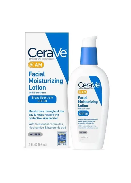 Зволожувальний крем лосьйон для обличчя AM SPF 30, 89 мл CeraVe (406204263)