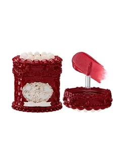 Мусова помада для губ Flower Knows (Флавер Ноуз) Strawberry Cupid Cake Lip Cream матова 5 мл — відтінок V08 Cranberry