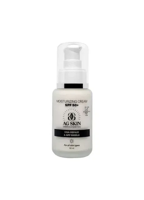 Зволожуючий сонцезахисний крем DNA Reapir & SPF Shield Moisturizing Cream SPF 50+, 50 ml AG Skin (381647127)
