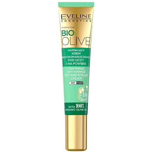 Зміцнюючий крем проти зморшок навколо очей Eveline Bio Olive, 20 мл