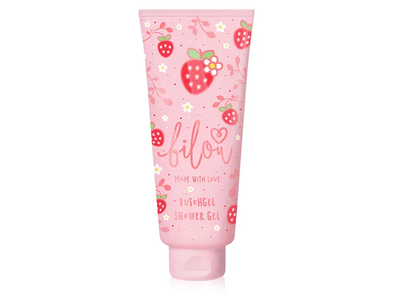 Гель для душу «Солодка полуниця» Bilou Sweet Strawberry Shower Gel, 200мл
